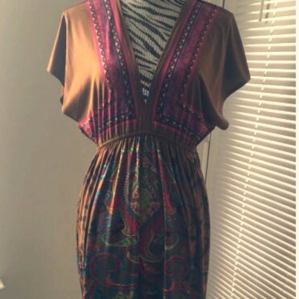 Flying Tomato V Neck Kimono Festival Dress